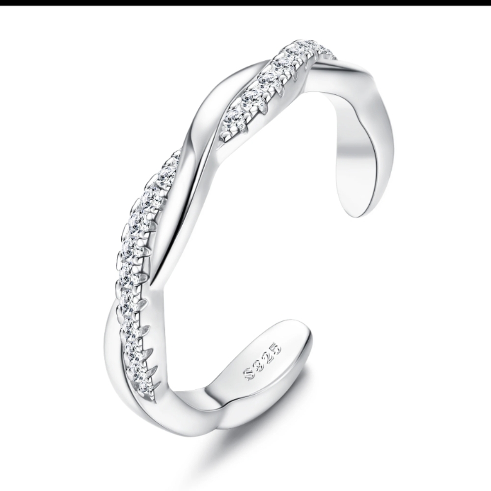 🆕 Sterling Silver Toe Rings - Picture 6 of 6